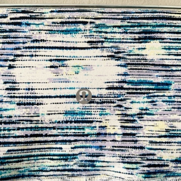 Lululemon Wunder Under Crop Hi-Rise Legging Blurry Belle Multi Blue Size 8 - Picture 7 of 12
